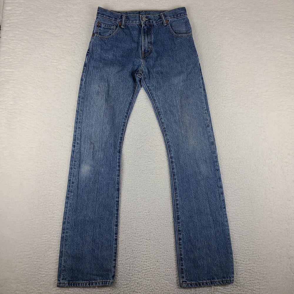 Levi's 517 Jeans Mens 29x34 Blue Boot Cut Medium Wash 100% Cotton Denim